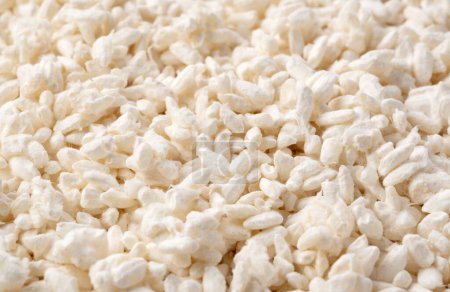 Photo for Close-up of rice koji throughout the screen. Koji is fermented rice. - Royalty Free Image