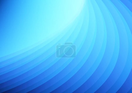Illustration for Abstract background curves blue color tone for wallpaper vector illustrator - Royalty Free Image