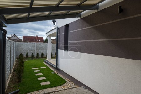 Photo for Carport by the new modern house - Royalty Free Image