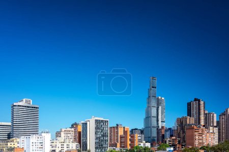 View of downtown Bogota, Colombia skyline