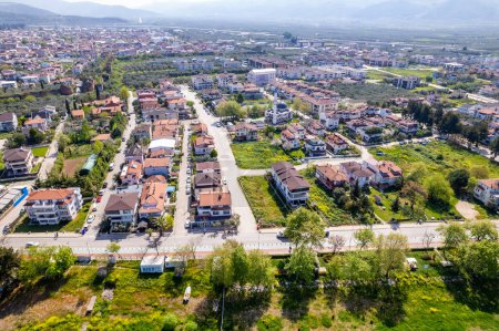 Iznik District in Bursa, Türkei. Iznik ist eine wunderschöne Stadt von Bursa City. Drohnenschuss.