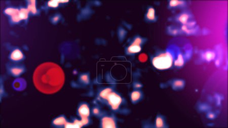 Photo for Raster. Galaxy Abstract Retro Background Design. Pattern. Tender fabric pattern. Black, brown and purple on colors. - Royalty Free Image