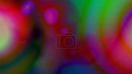 Photo for Shape pattern for wrapping paper. Raster illustration. Glow pattern Abstract nice background. Purple, red and green on colors. - Royalty Free Image