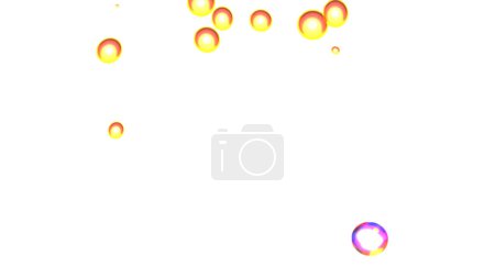 Photo for On white, yellow and orange colors. Raster illustration. Raster abstract pattern page for antistress. Can be used for cards, invitations, save the date cards and many more. - Royalty Free Image