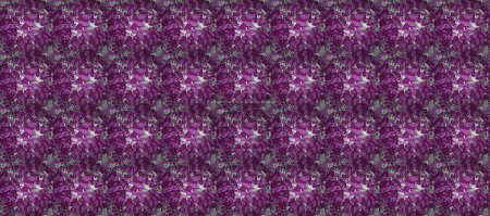 Rastertextur. Illustration. Nudeln in violetten, schwarzen und lila Farben. Nahtloses Muster Schöner Stoff Hintergrund.