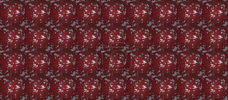 Photo for Seamless pattern Nice fabric pattern. Raster illustration. Red, white and black on colors. Doodles pattern. Cute background. It can be used on wallpaper, wrapping boxes, mug prints, baby apparels etc. - Royalty Free Image