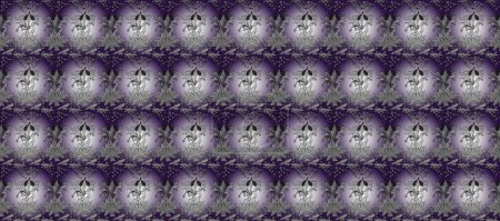 Raster abstract pattern page for antistress. Raster illustration. On violet, neutral and white colors.