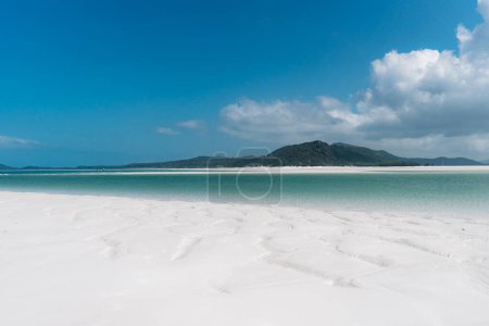 Whitehaven beach lagoon at national park queensland australia tropical coral sea world heritage