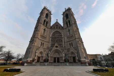 Cathedral Basilica of the Sacred Heart in Newark, NJ. It is the fifth-largest cathedral in North America and is the seat of the Roman Catholic Archdiocese of Newark.