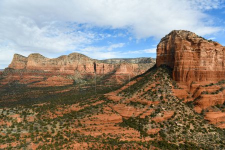 Naturaleza escénica de Sedona, Arizona y las formaciones rocosas naturales.