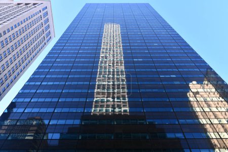Photo for New York City - Jan 1, 2023: 590 Madison Avenue, also known as the IBM Building, is a skyscraper at 57th Street and Madison Avenue in the Midtown Manhattan neighborhood of New York City. - Royalty Free Image