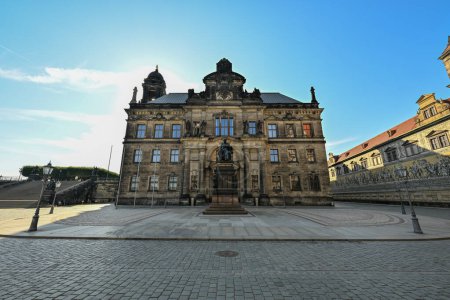 Saxon House of Estates (Sachsisches Standehaus) at Schlossplatz - Higher Regional Court of Dresden - Dresden, Soxony, Germany