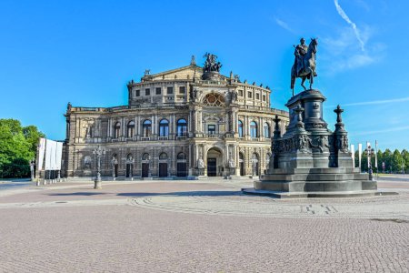 Semper opera house in Dresden, Germany