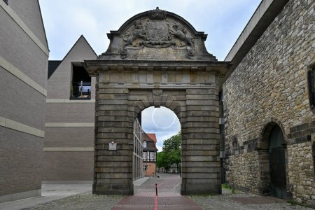 Gate of the Stables or Tor des Marstalls of Hannover city in Germany