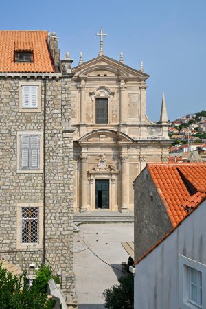 Church of Saint Ignatius in Dubrovnik, Croatia. The church was completed in 1725 and opened in 1729.