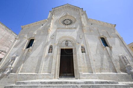 Cathedral or Duomo of Santa Maria della Bruna. Interior. Italy, Basilicata, Province of Matera, Matera.