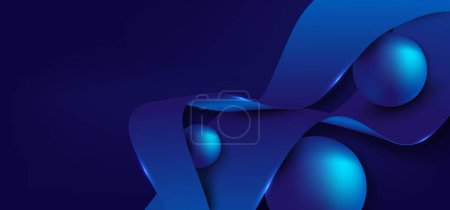 Photo for Abstract organic shape for text set template design. Overlapping with line stripe, minimal artwork background. Vector - Royalty Free Image