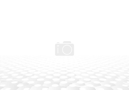Photo for Abstract white template design of tech geometric style. Simple floor of perspective template background. Vector - Royalty Free Image