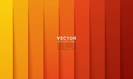 Illustration for Warm tone and Orange color background abstract - Royalty Free Image