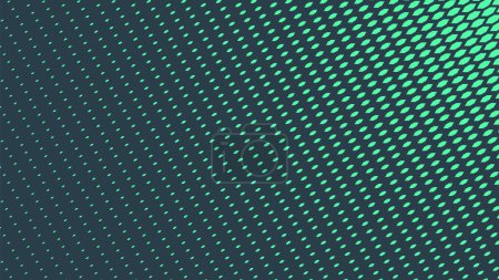 Moderne Scaly Motif demi-teinte vectoriel décoloré texture turquoise Résumé Arrière-plan. Ultramoderne Art minimaliste demi-ton graphique Monnaie vert fond d'écran large. Illustration futuriste technologique de la science-fiction