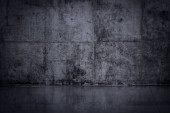 Grungy and smooth bare concrete wall for background Poster #619871014