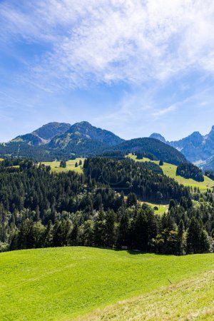 Foto de Vista de los Alpes durante el verano, Suiza - Imagen libre de derechos