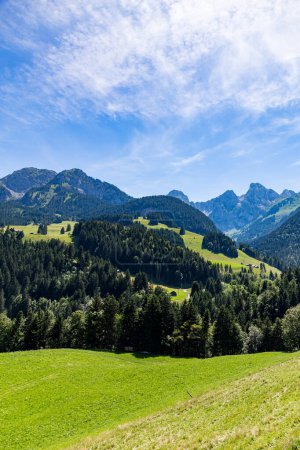 Foto de Vista de los Alpes durante el verano, Suiza - Imagen libre de derechos