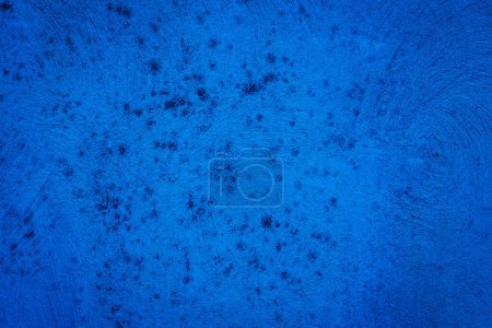 Photo for Concrete blue darken wall texture grunge background - Royalty Free Image