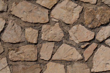 Foto de Pared de piedras como textura de fondo - Imagen libre de derechos