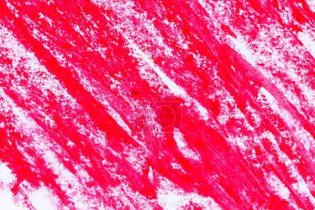 Foto de Rojo blanco crayones crayones trazos textura fondo - Imagen libre de derechos