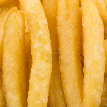 Foto de Papas fritas fritas primer plano para el fondo - Imagen libre de derechos