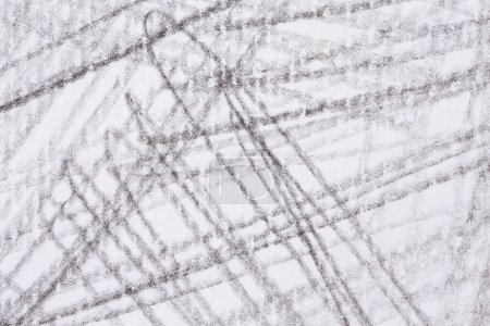 Foto de Dibujo garabato dibujado a mano patrón de garabatos caos línea. Lápiz lápiz lápiz textura marcadores textura arte abstracto fondo. - Imagen libre de derechos