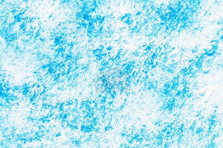 Foto de Acrylic paint texture background blue color on white paper. Brush stroke. Hand made - Imagen libre de derechos
