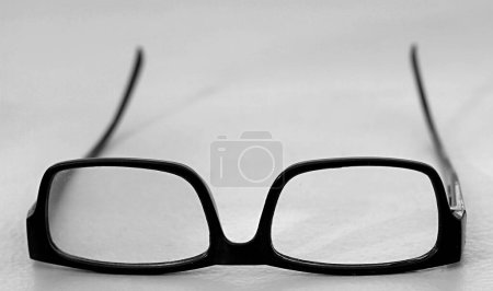 Photo for Glasses on display at an optician shop no people on white background stock image stock photo - Royalty Free Image