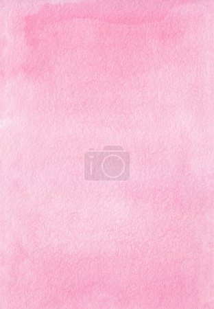 Photo for Abstract watercolor texture hand drawn illustration pink wash - Royalty Free Image