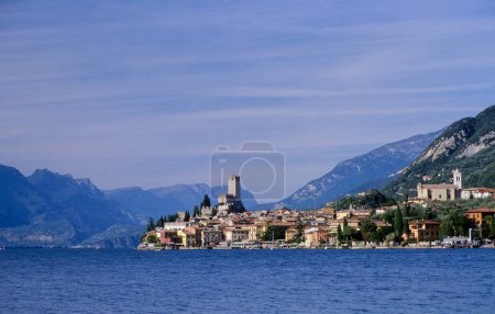 Malcesine en el lago de Garda, Italia, Europa