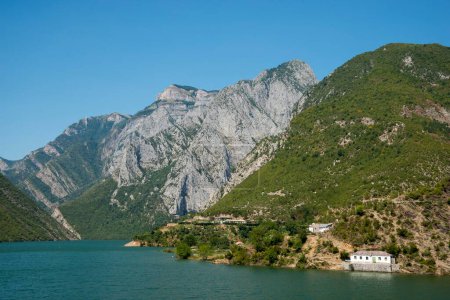 Barrage de Coman, Rivière Drin, Albanie, Europe
