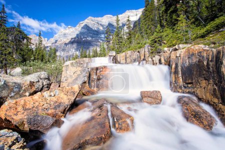 Giant Step Waterfall, Paradise Valley, Banff National Park, Canada, North America