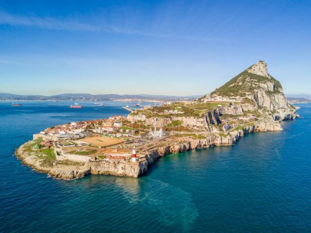 Monolithe rocheux de Gibraltar, Gibraltar, Péninsule ibérique, Territoire britannique d'outre-mer, Europe
