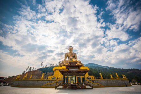 Buddha Dordenma Statue, große Buddha Statue, Buddha Point Thimphu, Kuenselphodrang, Buddha Point Thimphu, Thimphu District, Himalaya Region, Bhutan, Asien
