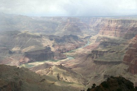 Vue sur le Grand Canyon depuis le bord sud, Arizona, États-Unis, Amérique du Nord