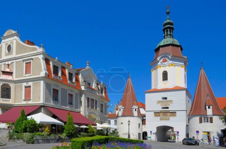 Austria, Wachau, Krems, church, centre, Steiner Tor, Europe