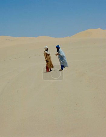 Tuareg in der Sahara, Nordafrika, Algerien, Afrika