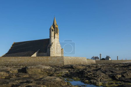 Kapelle am Meer, Notre Dame de la Joie, Penmarc 'h, Finistere, Bretagne, Frankreich, Europa