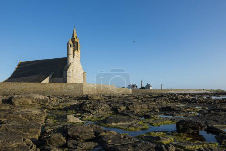 Kapelle am Meer, Notre Dame de la Joie, Penmarc 'h, Finistere, Bretagne, Frankreich, Europa
