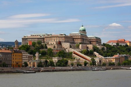 Palacio del Castillo en el Danubio, Distrito del Castillo, Budapest, Hungría, Europa