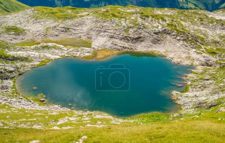 Laufbichelsee, lac, Alpes Allgaeu, Allgaeu, Bavière, Allemagne, Europe