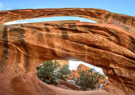 Rock arch, Sand Dune Arch, Arches National Park, near Moab, Utah, USA, North America