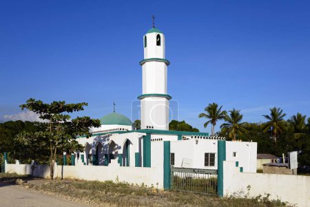 Moschee in der Nähe von La Yeguada, San Pedro de Macoris, Dominikanische Republik, Mittelamerika