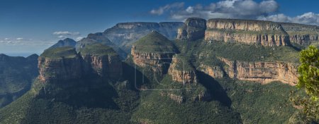 Three Rondavel of Panoramaroute, viewpoint Tri Rondavel, Mpumalanga, South Africa, Africa